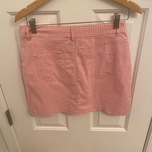 Forever 21 pink and white checkered skirt!